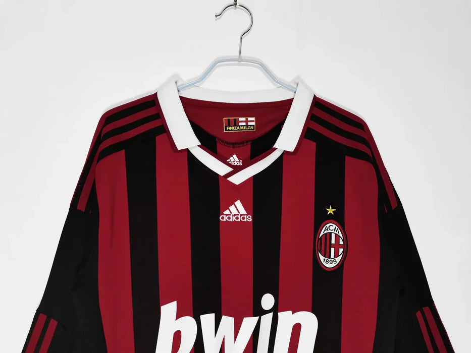 AC Milan 09/10 Home Jersey - Long Sleeve