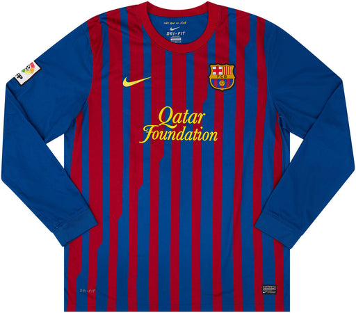 BARCELONA 11/12 Home Jersey Long Sleeve