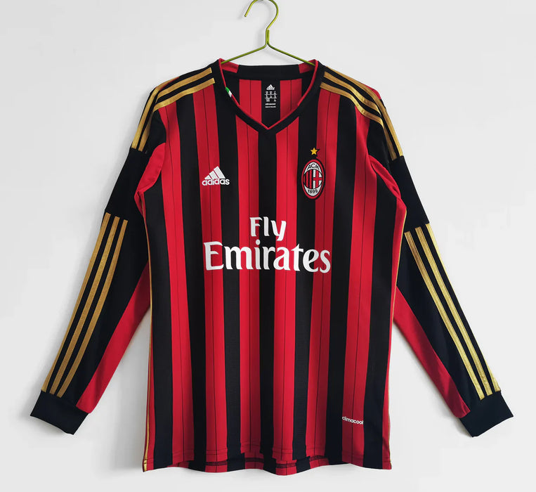 AC MILAN 13/14 Home Jersey - Long Sleeve