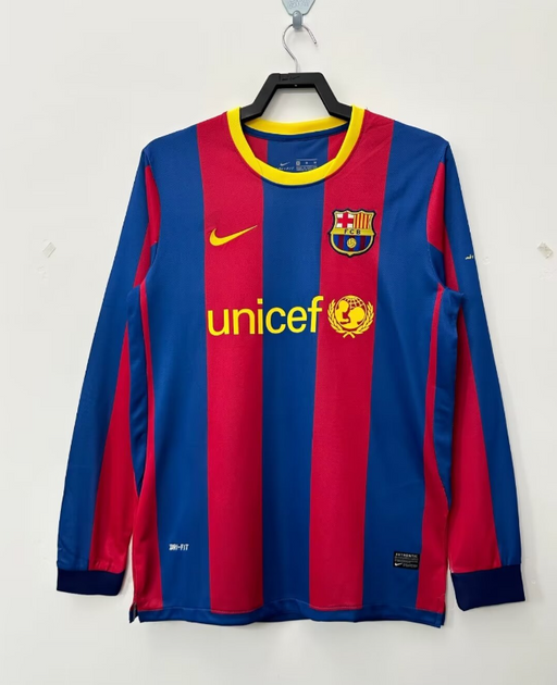 Barcelona Home Jersey 2010/11 long sleeve