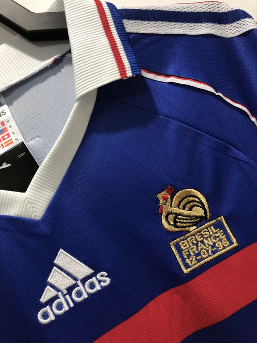 France Home Jersey 1998 long sleeve