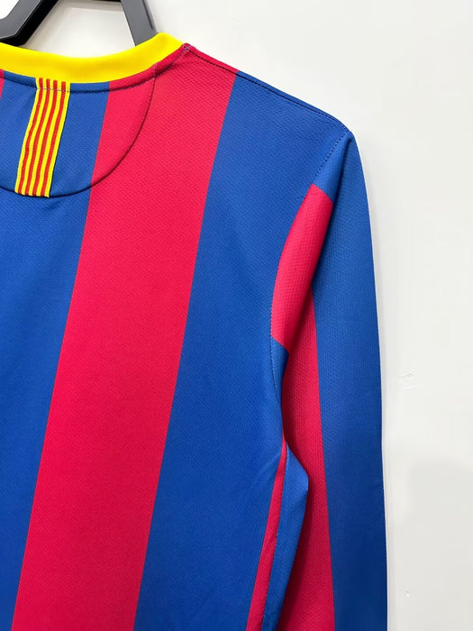 Barcelona Home Jersey 2010/11 long sleeve