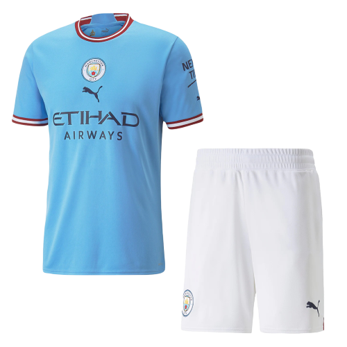 Manchester City Kids 22/23 Home Full Kit