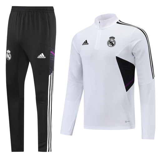 Real Madrid Training Tracksuit - White